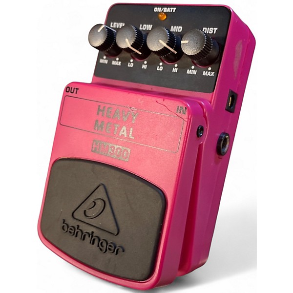 Used Behringer HM300 Heavy Metal Distortion Effect Pedal