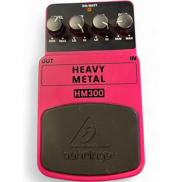 Used Behringer HM300 Heavy Metal Distortion Effect Pedal