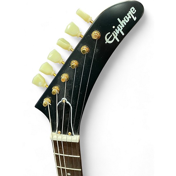 Used Epiphone Korina 1958 Explorer Natural Solid Body Electric Guitar