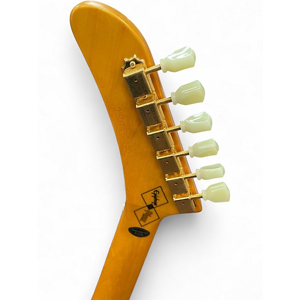 Used Epiphone Korina 1958 Explorer Natural Solid Body Electric Guitar