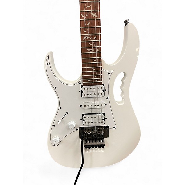 Used Ibanez JEMJR Alpine White Solid Body Electric Guitar