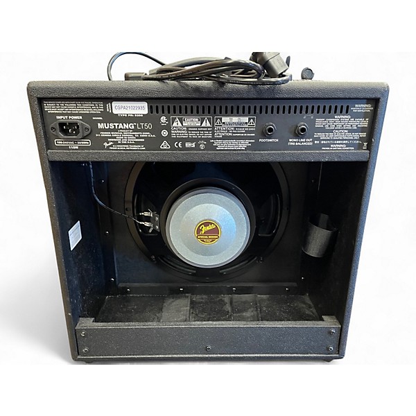 Used Fender Mustang LT50 50W 1x12 Guitar Combo Amp