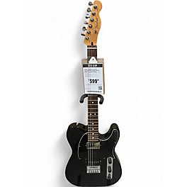 Used Fender Blacktop Telecaster HH Black Solid Body Electric Guitar