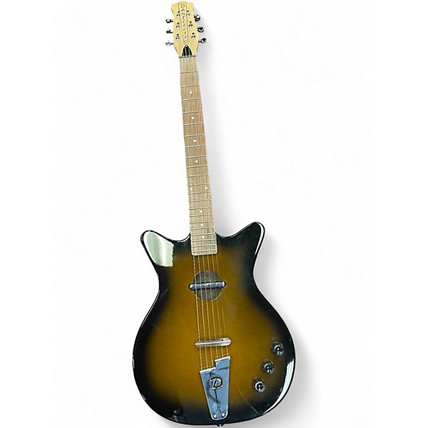Used Danelectro Convertible Brown Sunburst Acoustic Electric Guitar