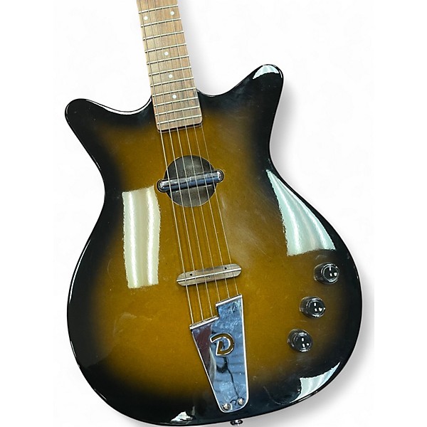 Used Danelectro Convertible Brown Sunburst Acoustic Electric Guitar