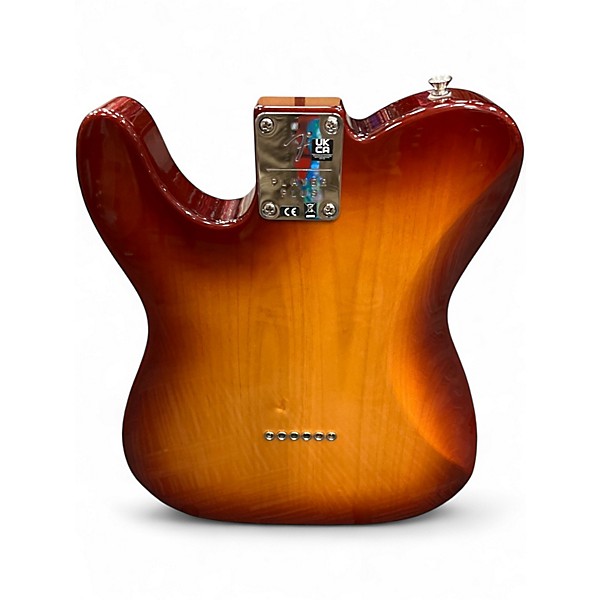 Used Fender PARTS-CASTER Sienna Sunburst Solid Body Electric Guitar