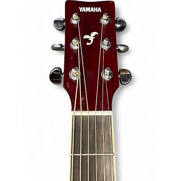 Used Yamaha FSTA TransAcoustic Concert Candy Apple Red Acoustic Electric Guitar