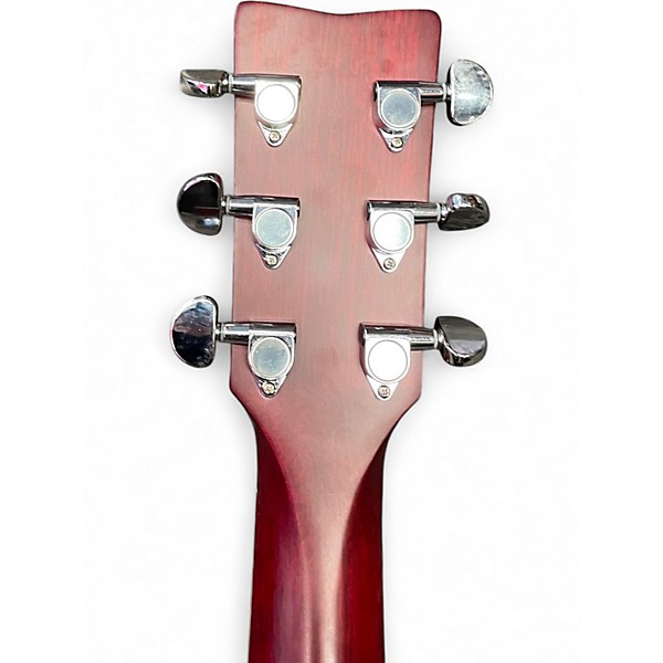 Used Yamaha FSTA TransAcoustic Concert Candy Apple Red Acoustic Electric Guitar