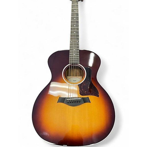 Used Taylor 214E dlx Sunburst Acoustic Electric Guitar