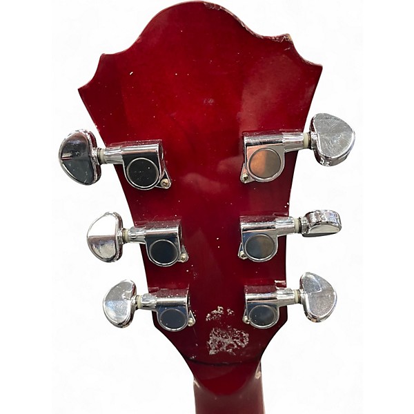 Used Ibanez AFS75 TRAD Crimson Red Trans Hollow Body Electric Guitar