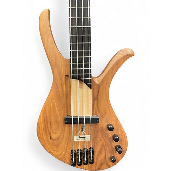 Used Ibanez AFR4FMP Natural Flamed Maple Electric Bass Guitar