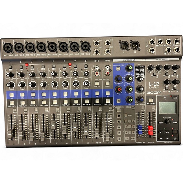 Used Zoom  LiveTrak L-12 Digital Mixer