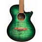 Used Ibanez AEG70-EBH Emerald Green Acoustic Electric Guitar