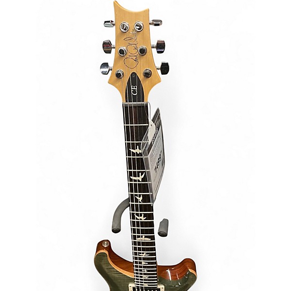 Used PRS CE24 SOLID BODY Green Solid Body Electric Guitar