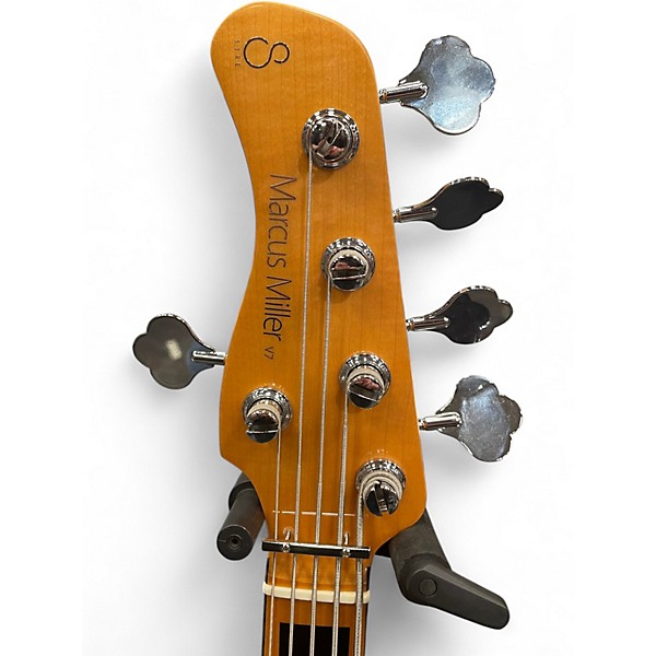 Used Sire Marcus Miller V7 Alder Gen 2 Silver Sparkle Electric Bass Guitar
