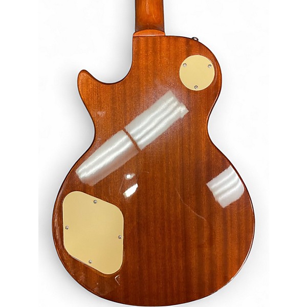 Used Epiphone Les Paul Classic Trans Amber Solid Body Electric Guitar