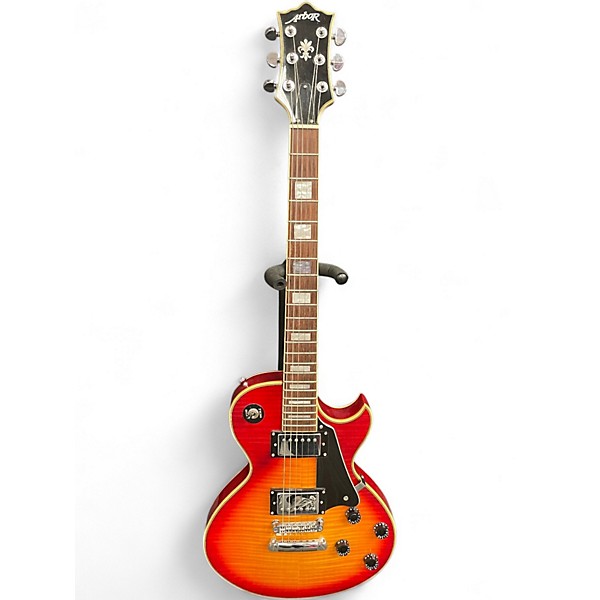 Used Arbor LAWSUIT LP STYLE Cherry Sunburst Solid Body Electric Guitar
