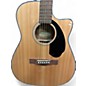 Used Fender CC60SCE Natural Acoustic Electric Guitar