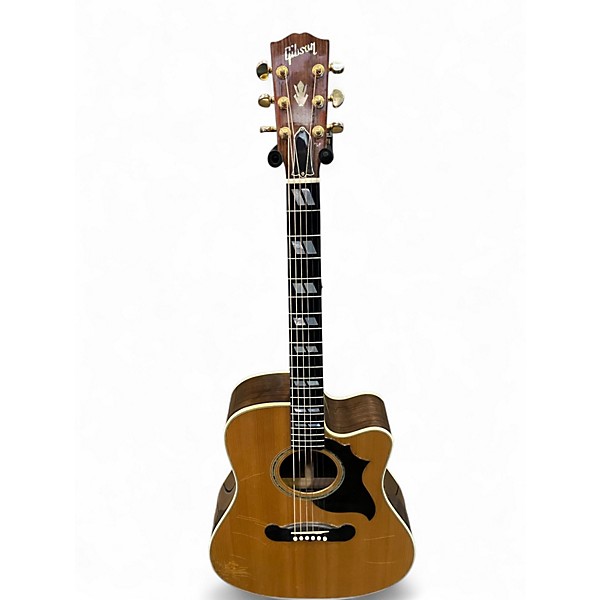 Used 2002 Gibson SONGBIRD DELUXE Natural Acoustic Electric Guitar