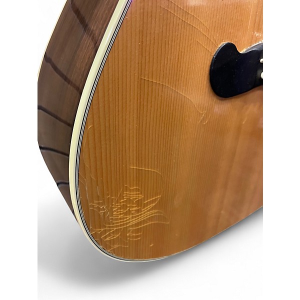 Used 2002 Gibson SONGBIRD DELUXE Natural Acoustic Electric Guitar