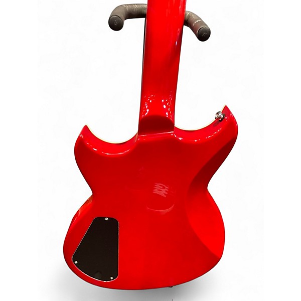 Used Reverend SENSEI JR Trans Red Solid Body Electric Guitar