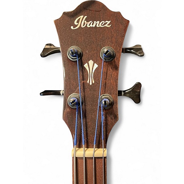 Used Ibanez AEGB24FE Mahogany Sunburst Acoustic Bass Guitar