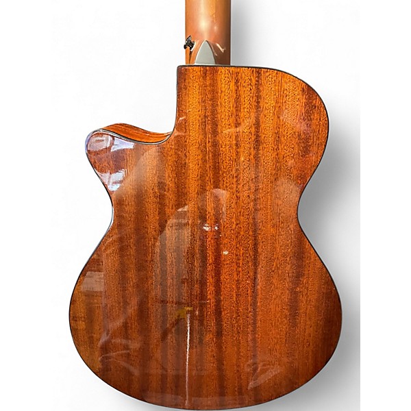 Used Ibanez AEGB24FE Mahogany Sunburst Acoustic Bass Guitar