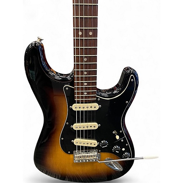 Used Fender Deluxe Stratocaster 2 Color Sunburst Solid Body Electric Guitar