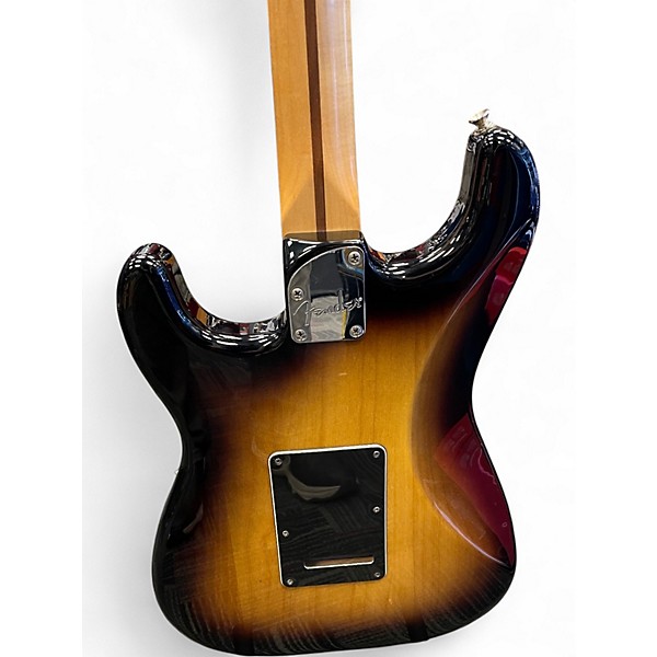 Used Fender Deluxe Stratocaster 2 Color Sunburst Solid Body Electric Guitar