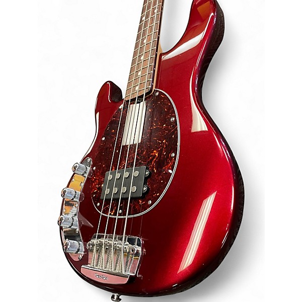 Used Ernie Ball Music Man Stingray 4 Left Handed CANDYMAN Electric Bass Guitar