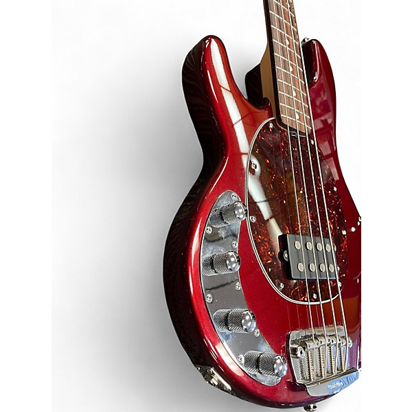 Used Ernie Ball Music Man Stingray 4 Left Handed CANDYMAN Electric Bass Guitar
