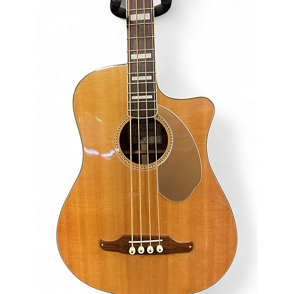 Used Fender Kingman 4-String Natural Acoustic Bass Guitar