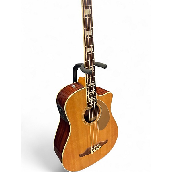 Used Fender Kingman 4-String Natural Acoustic Bass Guitar