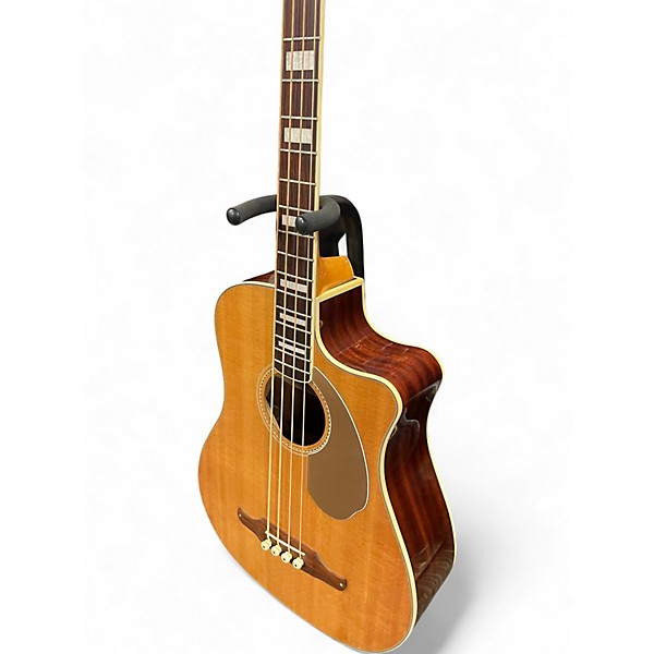 Used Fender Kingman 4-String Natural Acoustic Bass Guitar