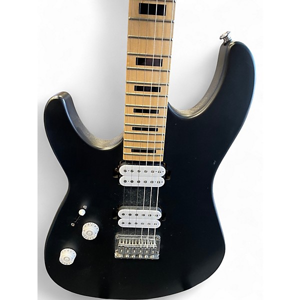 Used Sawtooth LEFT HANDED BLACK Solid Body Electric Guitar