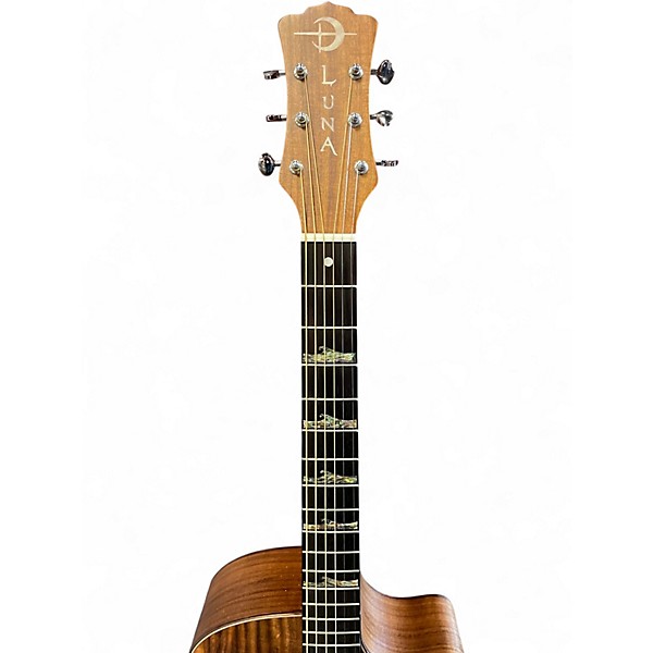 Used Luna HIGH TIDE KOA GCE KOA Acoustic Electric Guitar