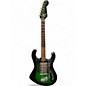 Used Kimberly Bison Green Burst Solid Body Electric Guitar thumbnail