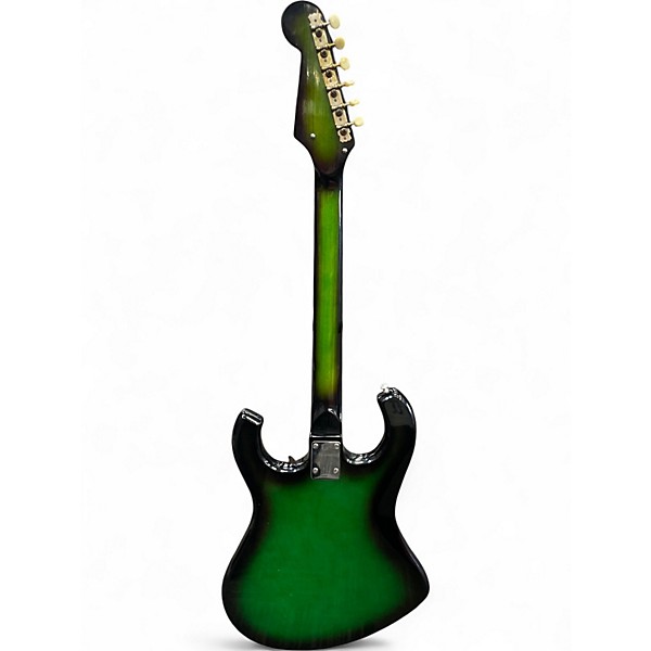 Used Kimberly Bison Green Burst Solid Body Electric Guitar