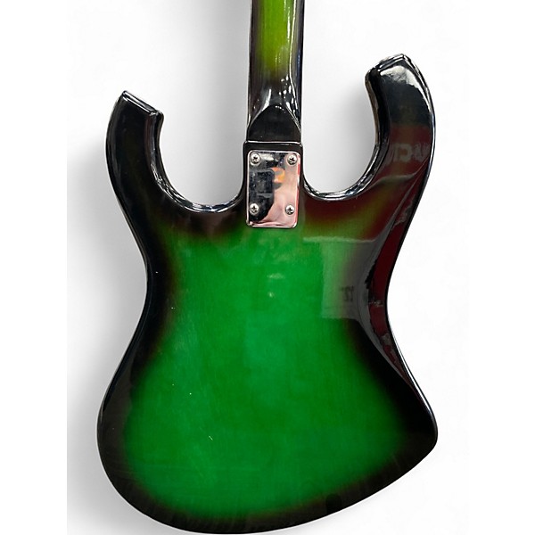 Used Kimberly Bison Green Burst Solid Body Electric Guitar