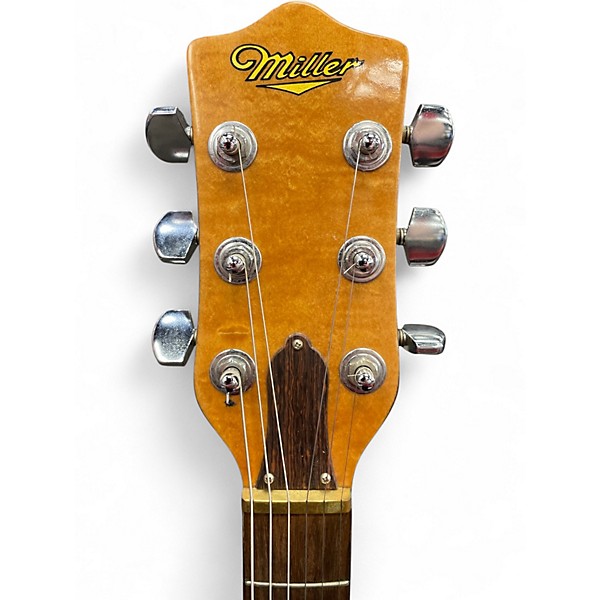 Used Miller Double Cut Natural Solid Body Electric Guitar