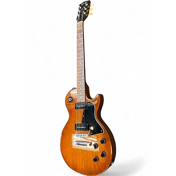 Used 2019 Gibson Les Paul Special p90 Trans Brown Solid Body Electric Guitar