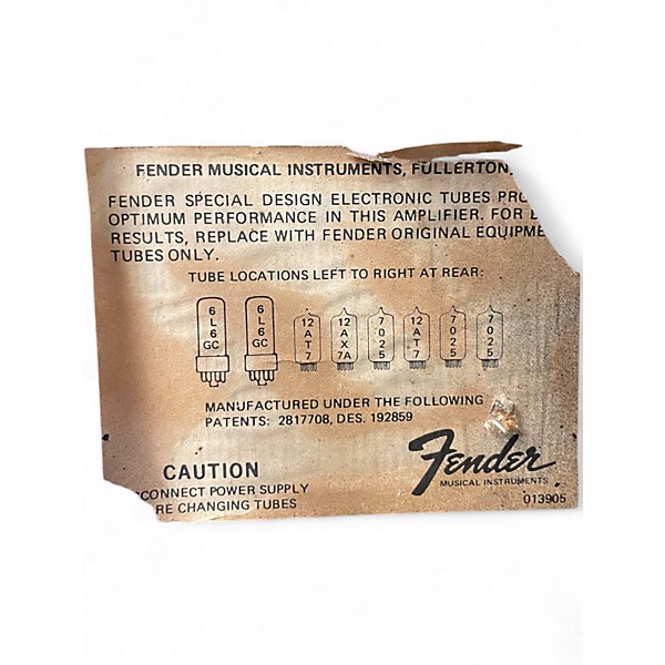 Used Fender Super Reverb 4x10 Tube Guitar Combo Amp