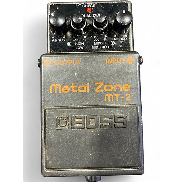 Used BOSS MT2 Metal Zone Distortion Effect Pedal