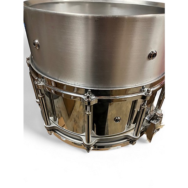 Used Pearl 14X6.5 Free Floating Snare STEEL Drum