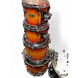 Used Pearl 4 Piece MAPLE MASTERS Quilted Bubinga Drum Kit