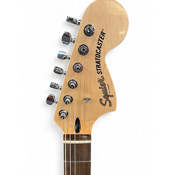 Used Squier Affinity Stratocaster HSS Black Solid Body Electric Guitar