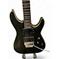 Used Schecter Guitar Research Demon-6 FR Aged Black Satin Solid Body Electric Guitar