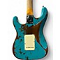 Used Fender WILDWOOD 10 64 WW10 HEAVY RELIC FADED TAOS TURQUOISE Solid Body Electric Guitar