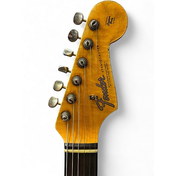 Used Fender WILDWOOD 10 64 WW10 HEAVY RELIC FADED TAOS TURQUOISE Solid Body Electric Guitar