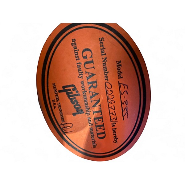 Used 2007 Gibson ES335 Satin Cherry Hollow Body Electric Guitar